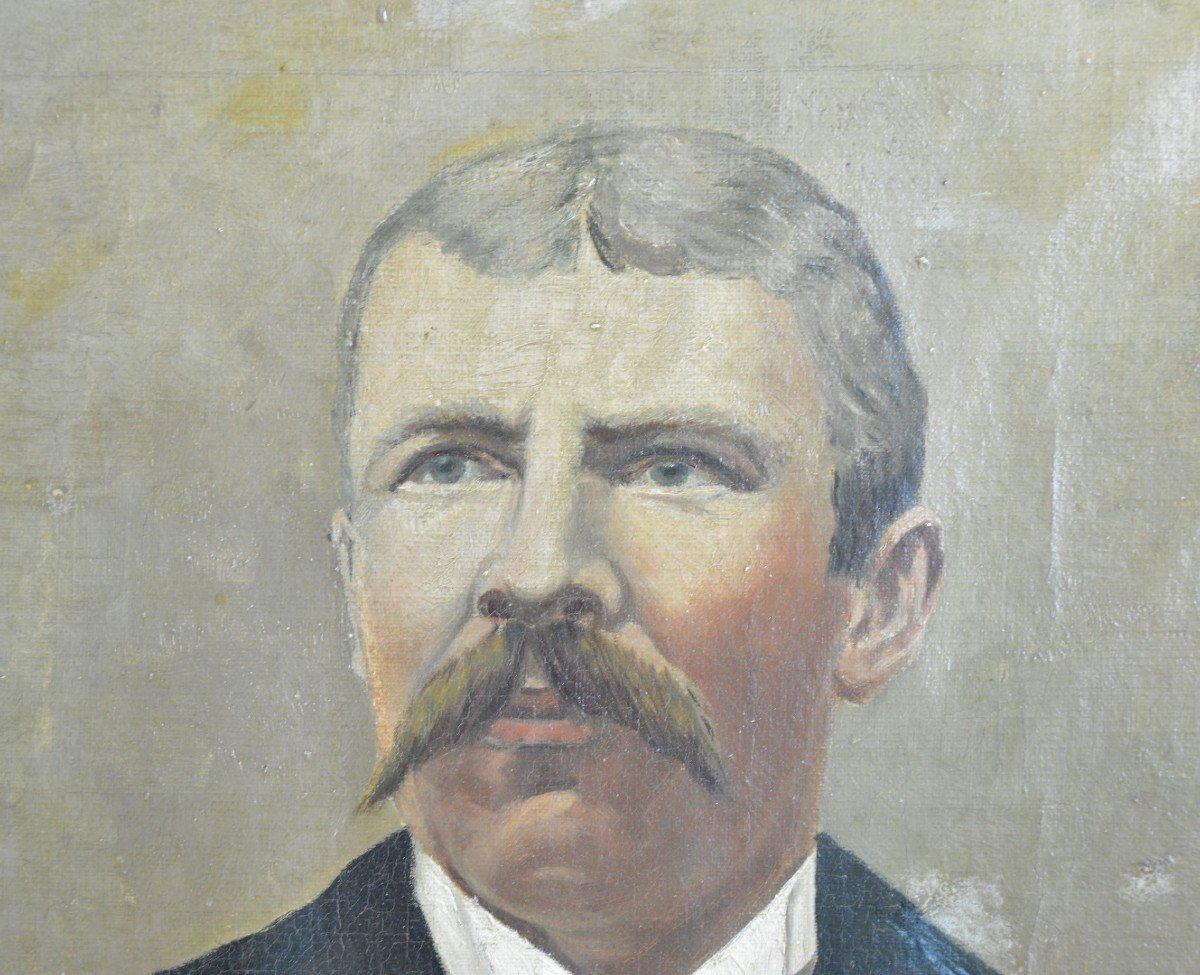Portrait Of The Man With The Mustache, 1909-photo-4