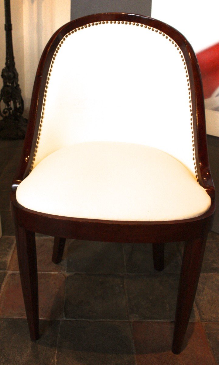 Art Deco Table And 4 Art Deco Chairs-photo-2