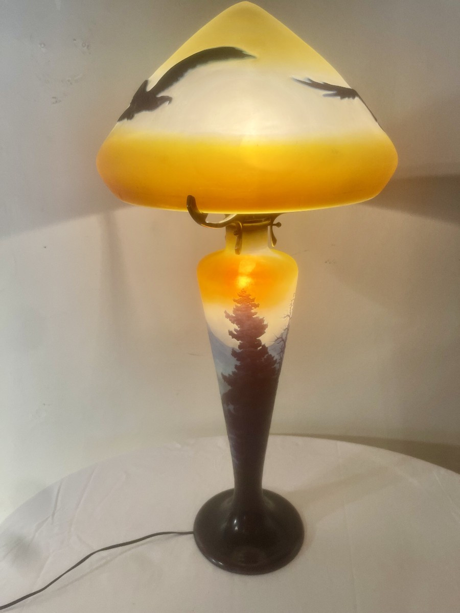 Emile Galle Table Lamp-photo-2