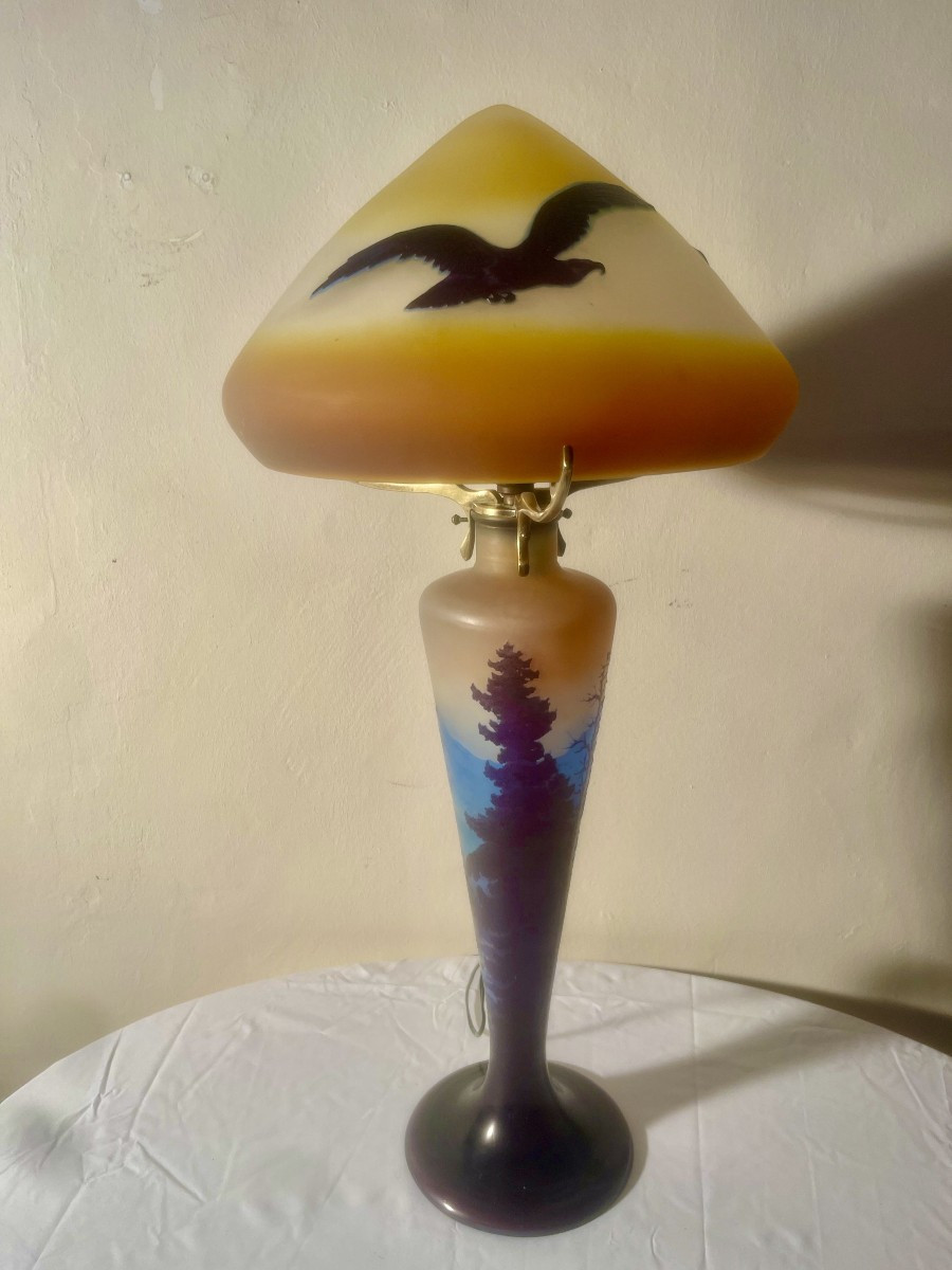 Emile Galle Table Lamp-photo-4