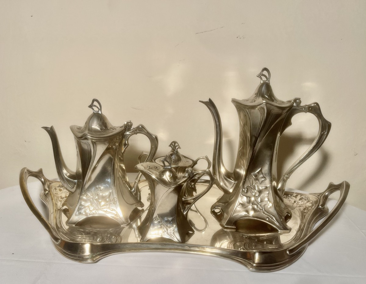 Wmf Art Nouveau Tea And Coffee Service-photo-3