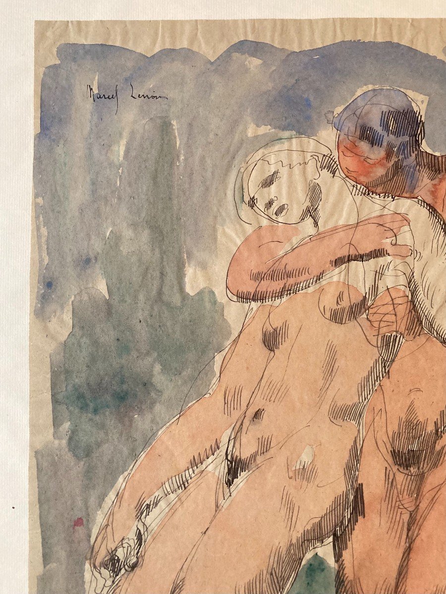 Marcel Lenoir (1872-1931). Essay On Love, 1911. Watercolor And Ink. Collection: André Gide-photo-4