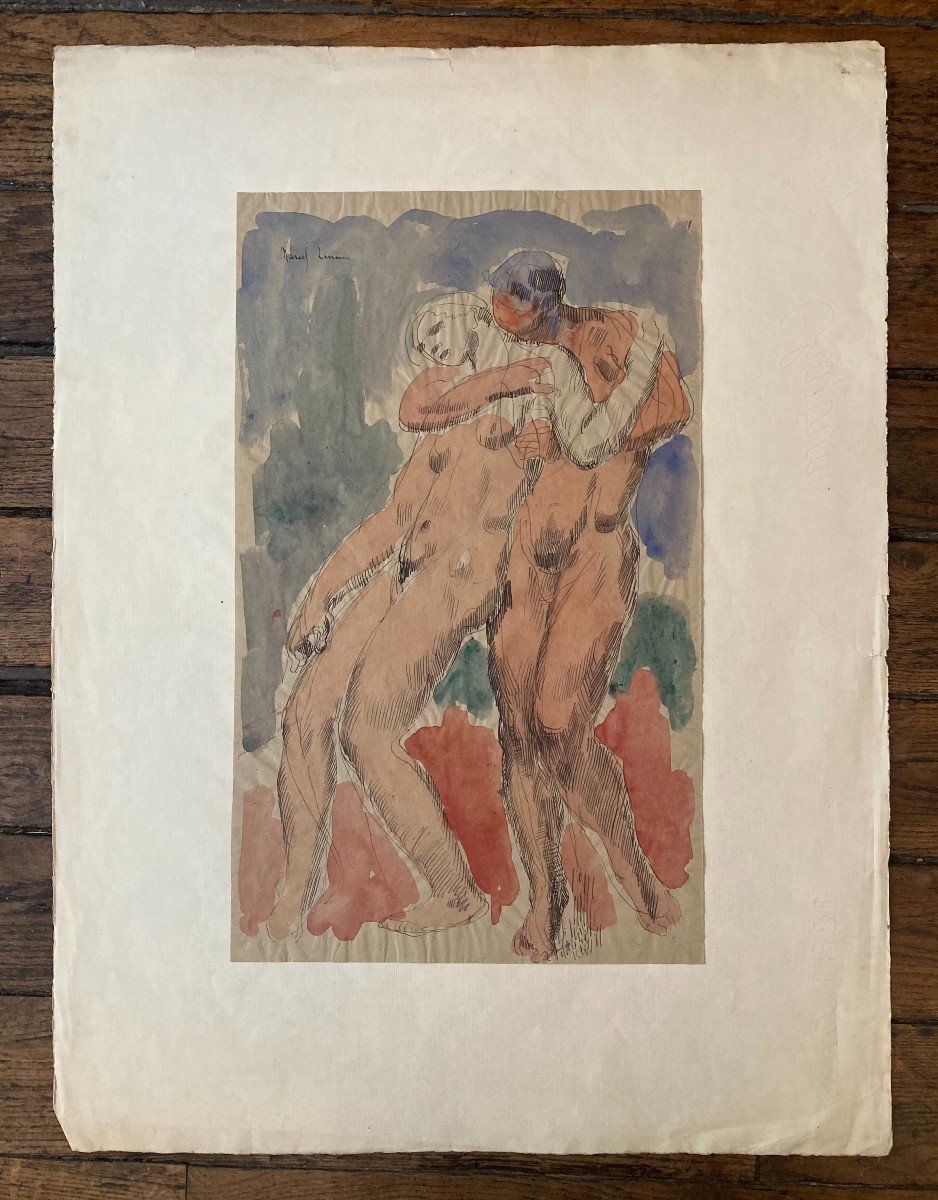 Marcel Lenoir (1872-1931). Essay On Love, 1911. Watercolor And Ink. Collection: André Gide-photo-7