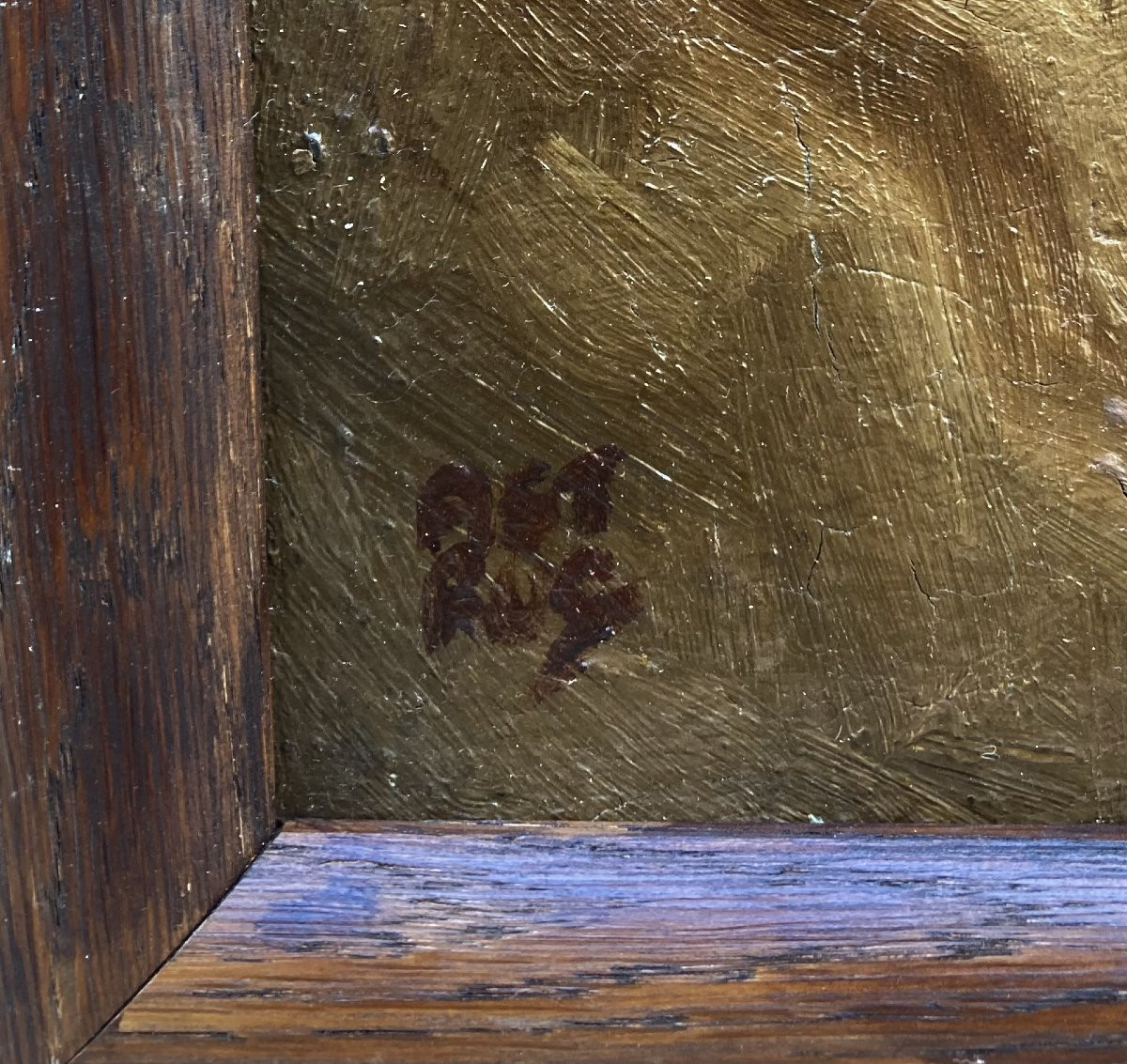 Roger Astruc (1918-2000). Les Deux Amies, 1944. Huile sur toile, signée et datée.-photo-3