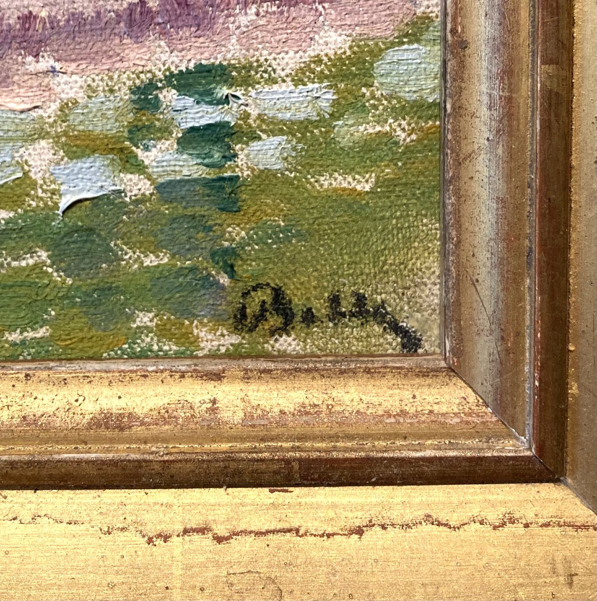 Marcel Belle (1871 - 1948). Tuileries Garden In Paris. Oil On Canvas, Signed.-photo-1