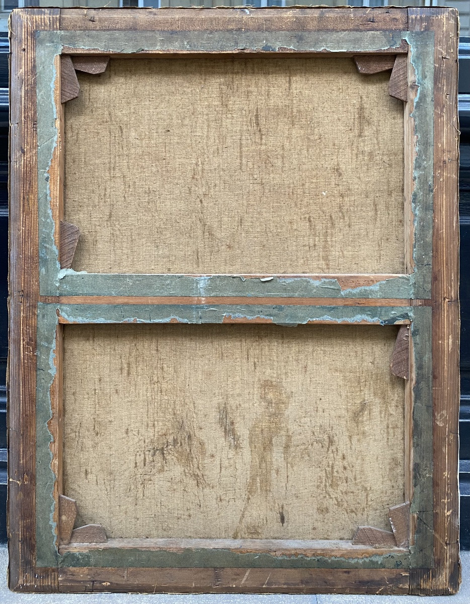 Louis-claude Paviot (1872-1943). Chrysanthemums. 1898. Oil On Canvas, Signed And Dated.-photo-1