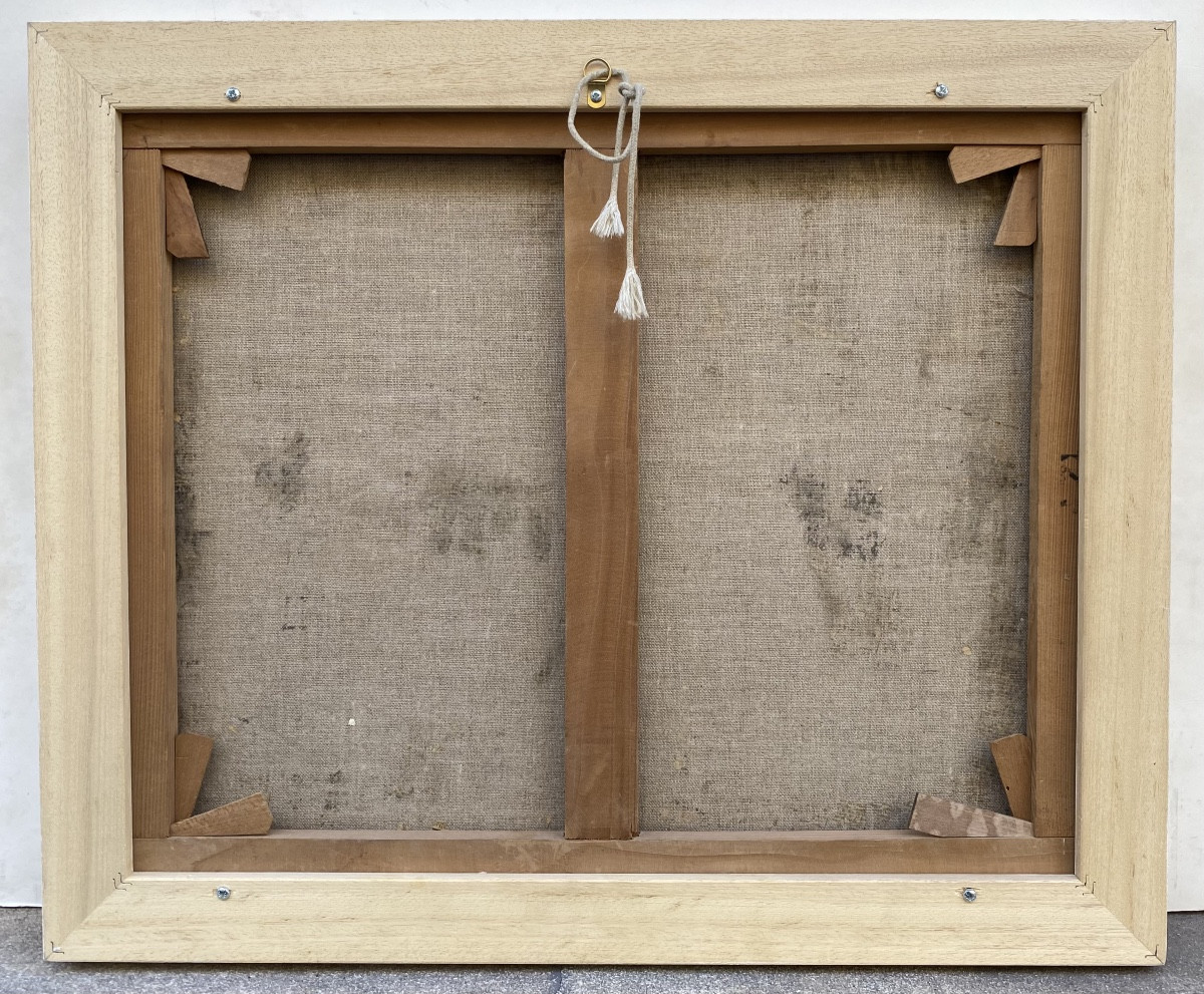 Jean Berque (1896-1954). The Harbor Of Toulon, 1926. Oil On Canvas.-photo-5