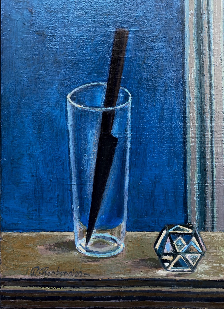 Pierre Charbonnier (1897-1978). Glass. Oil On Canvas, Signed.-photo-3