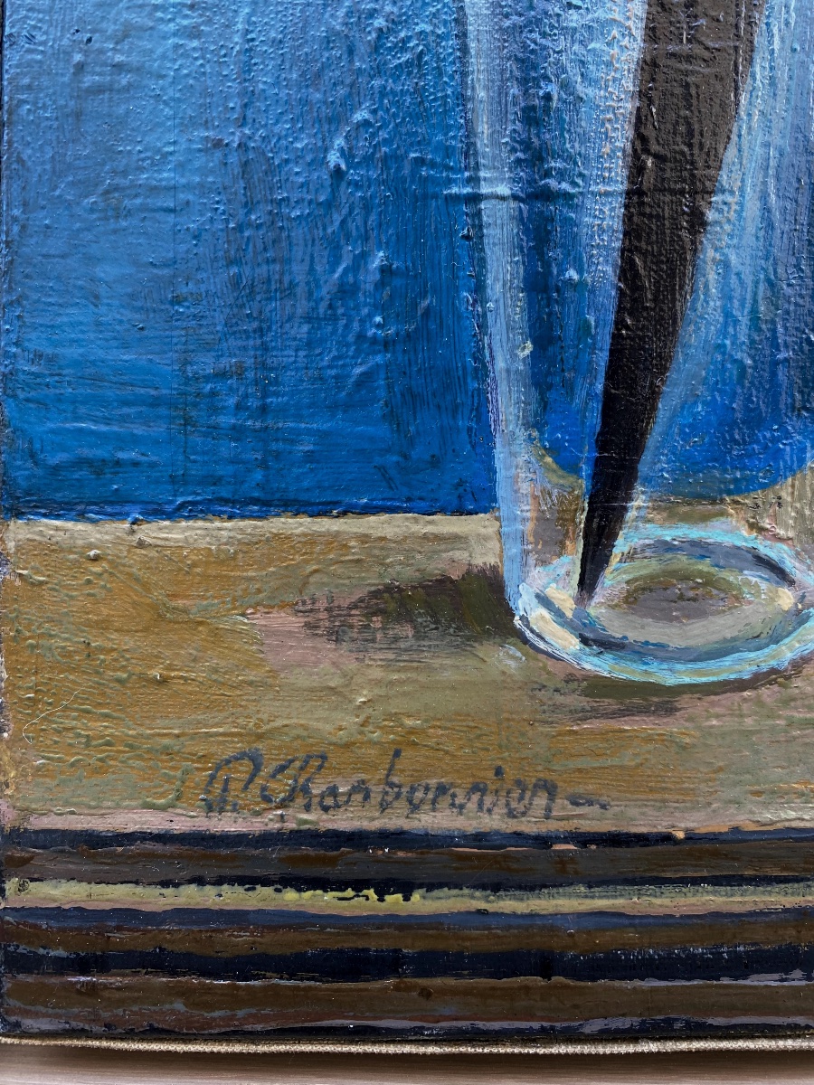 Pierre Charbonnier (1897-1978). Glass. Oil On Canvas, Signed.-photo-3
