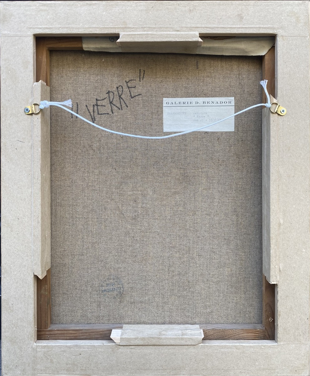 Pierre Charbonnier (1897-1978). Glass. Oil On Canvas, Signed.-photo-4