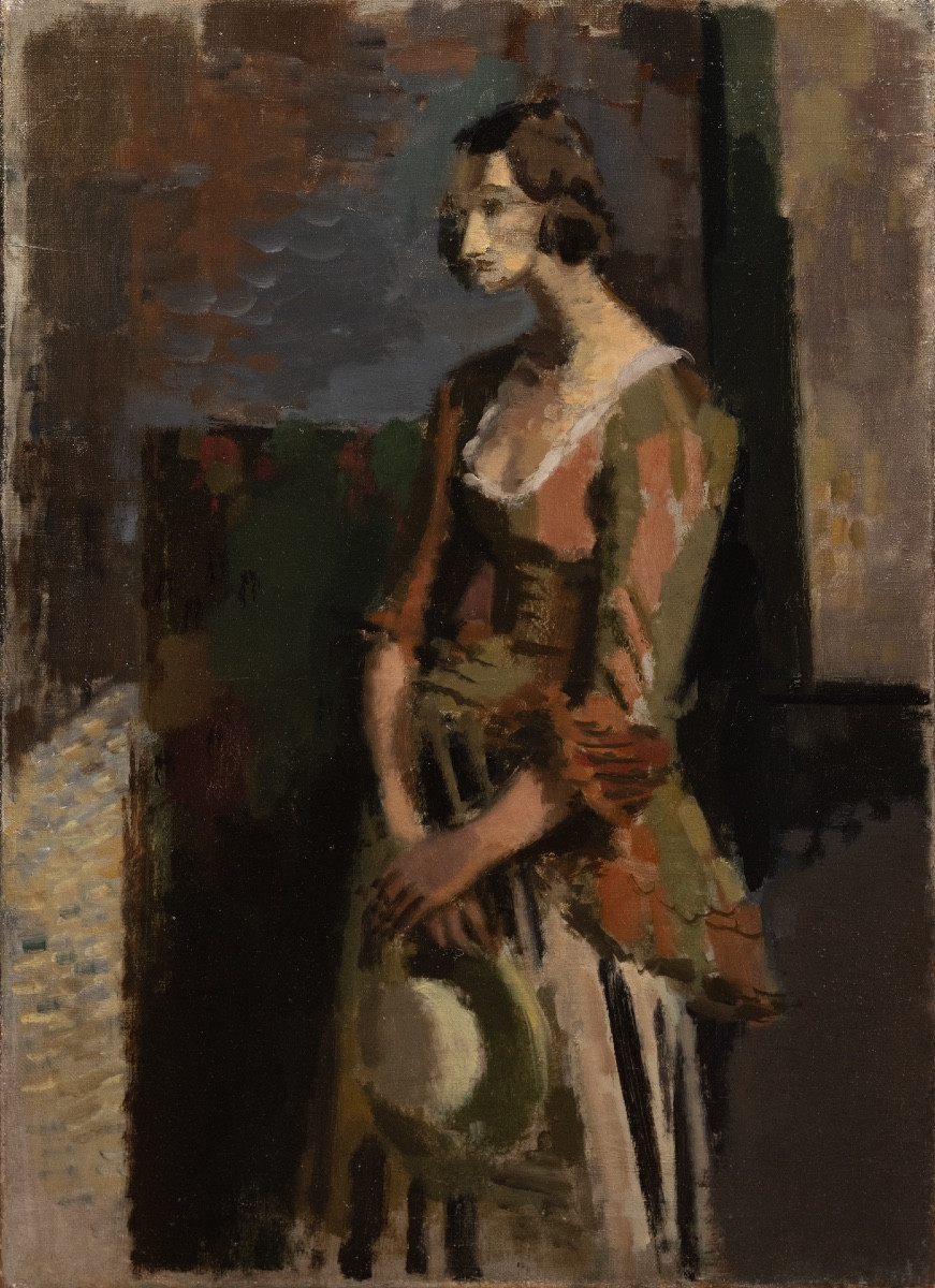 Nicolas Wacker (1897 - 1987). Portrait Of A Woman, Circa 1930. Oil On Canvas.