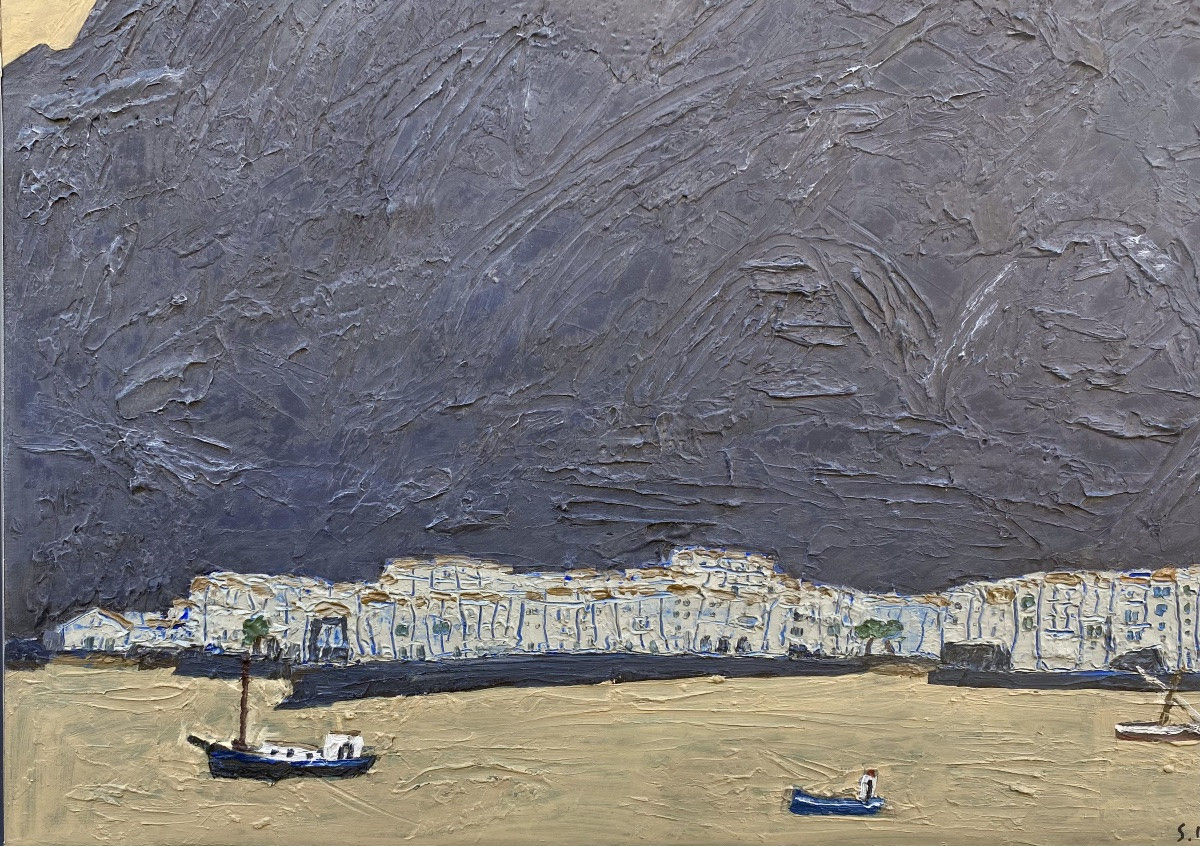 Shigeyoshi Koyama (born 1940). El Peni, Fio Cadaquès. 2024. Oil On Canvas, Signed.-photo-4