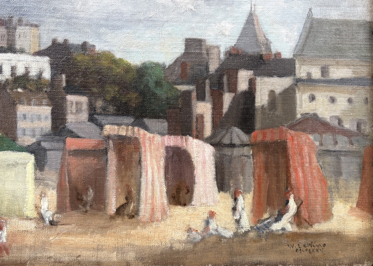 Walter Lewino (1887–1959). Boulogne Beach, 1925. -photo-3