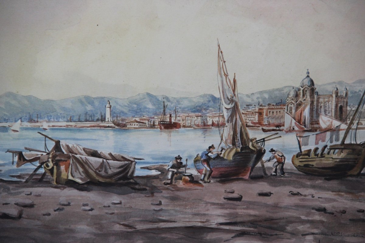 MARSEILLE par Emile HENRY (1842-1920)
