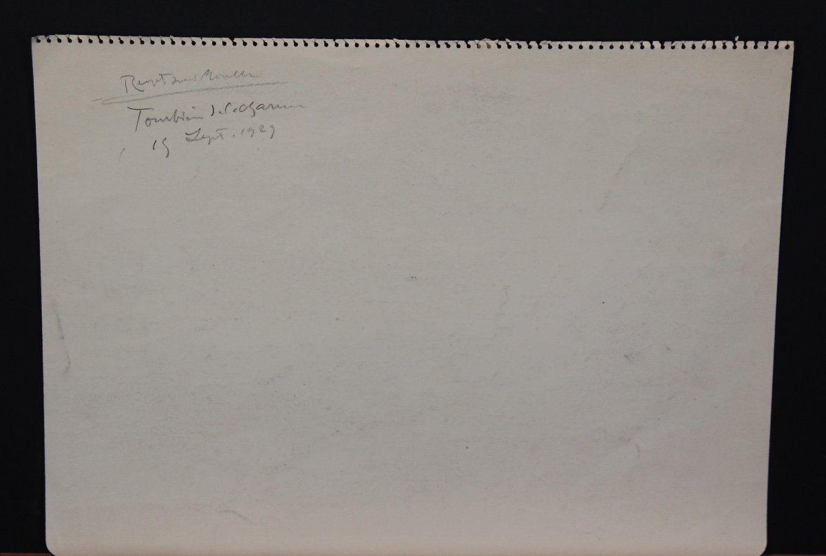 3 Drawings By Victor Prouve (1858-1943)-photo-4