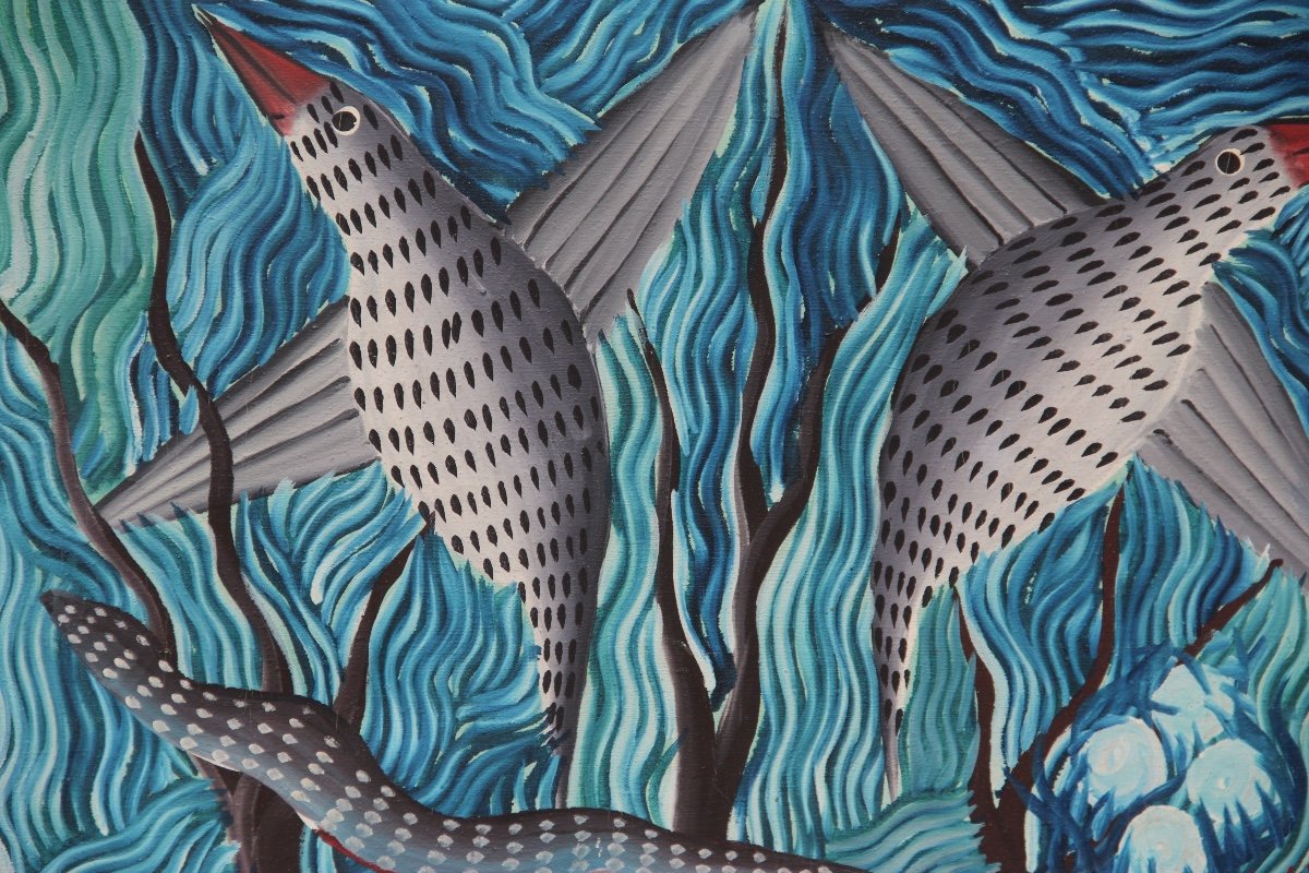 OISEAUX et SERPENT par Victor KABINDA-photo-3