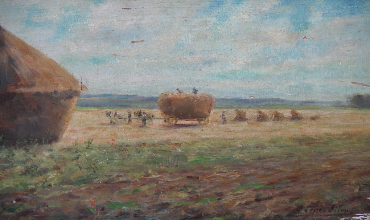 Hay By Lucien Lopez-silva (1862-?)-photo-4