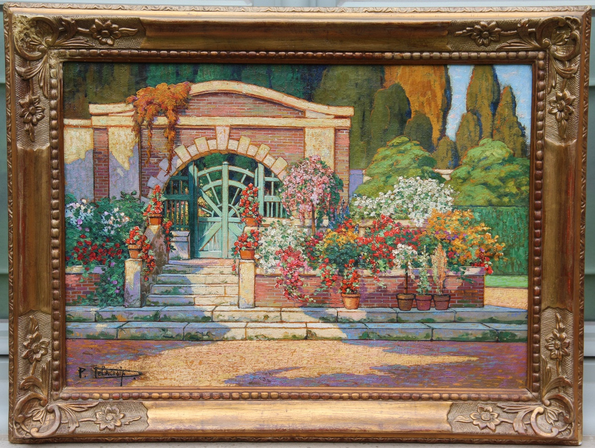 The Flowery Corner By Pauline Delacroix (1863-1912)-photo-2