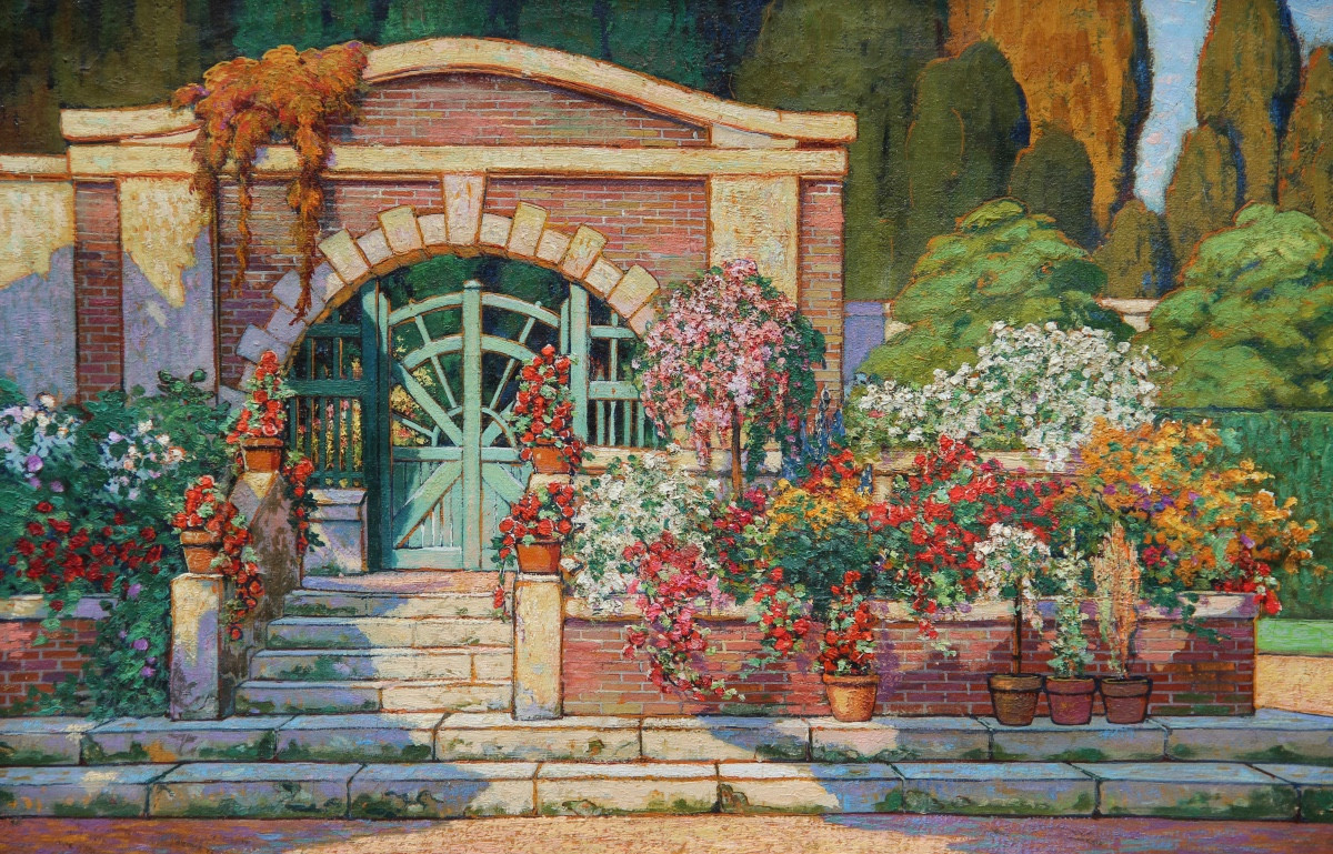The Flowery Corner By Pauline Delacroix (1863-1912)-photo-3