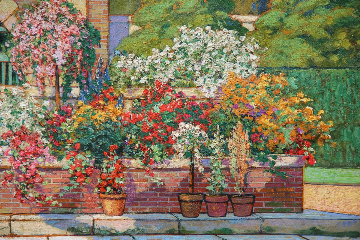 The Flowery Corner By Pauline Delacroix (1863-1912)-photo-2