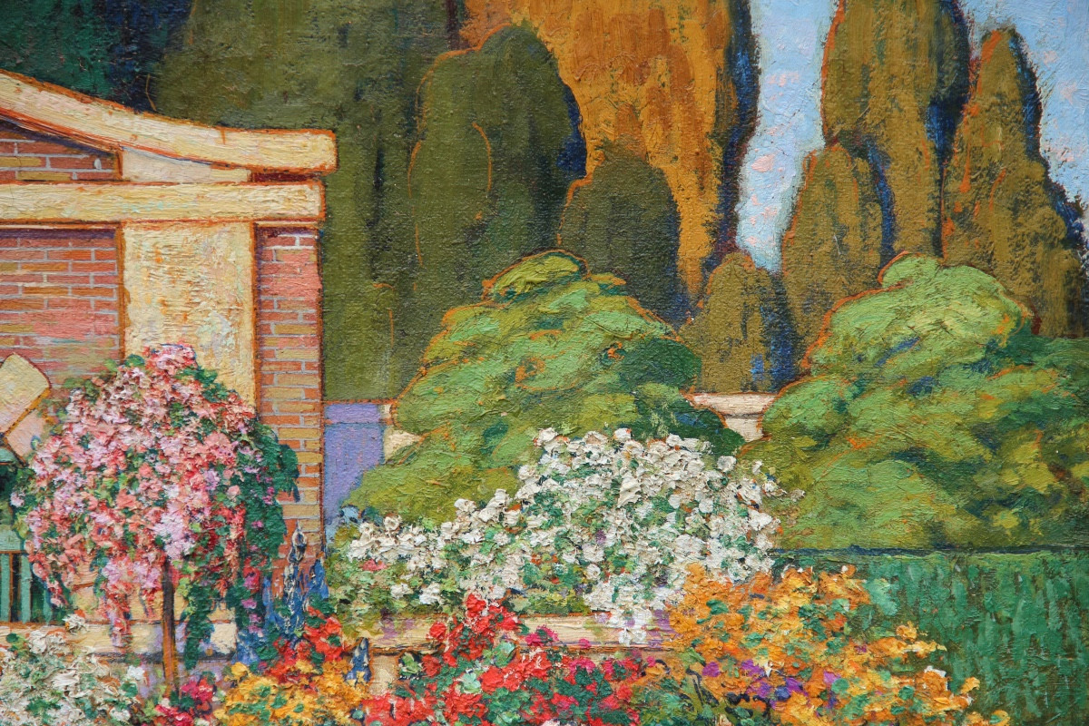 The Flowery Corner By Pauline Delacroix (1863-1912)-photo-3