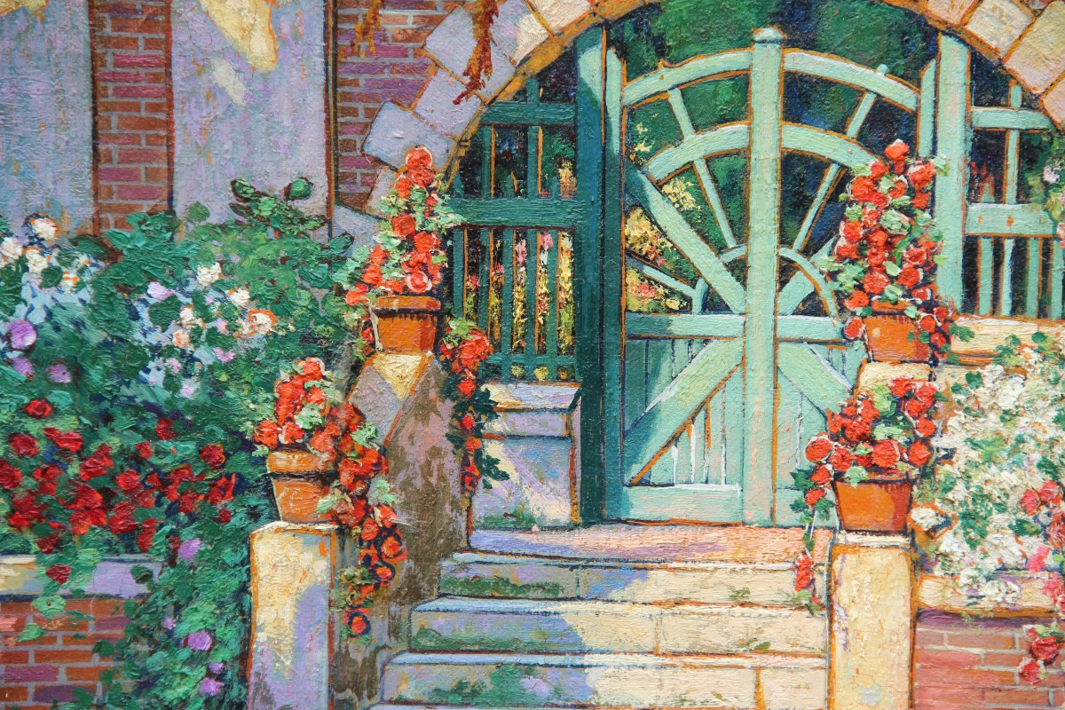 The Flowery Corner By Pauline Delacroix (1863-1912)-photo-5
