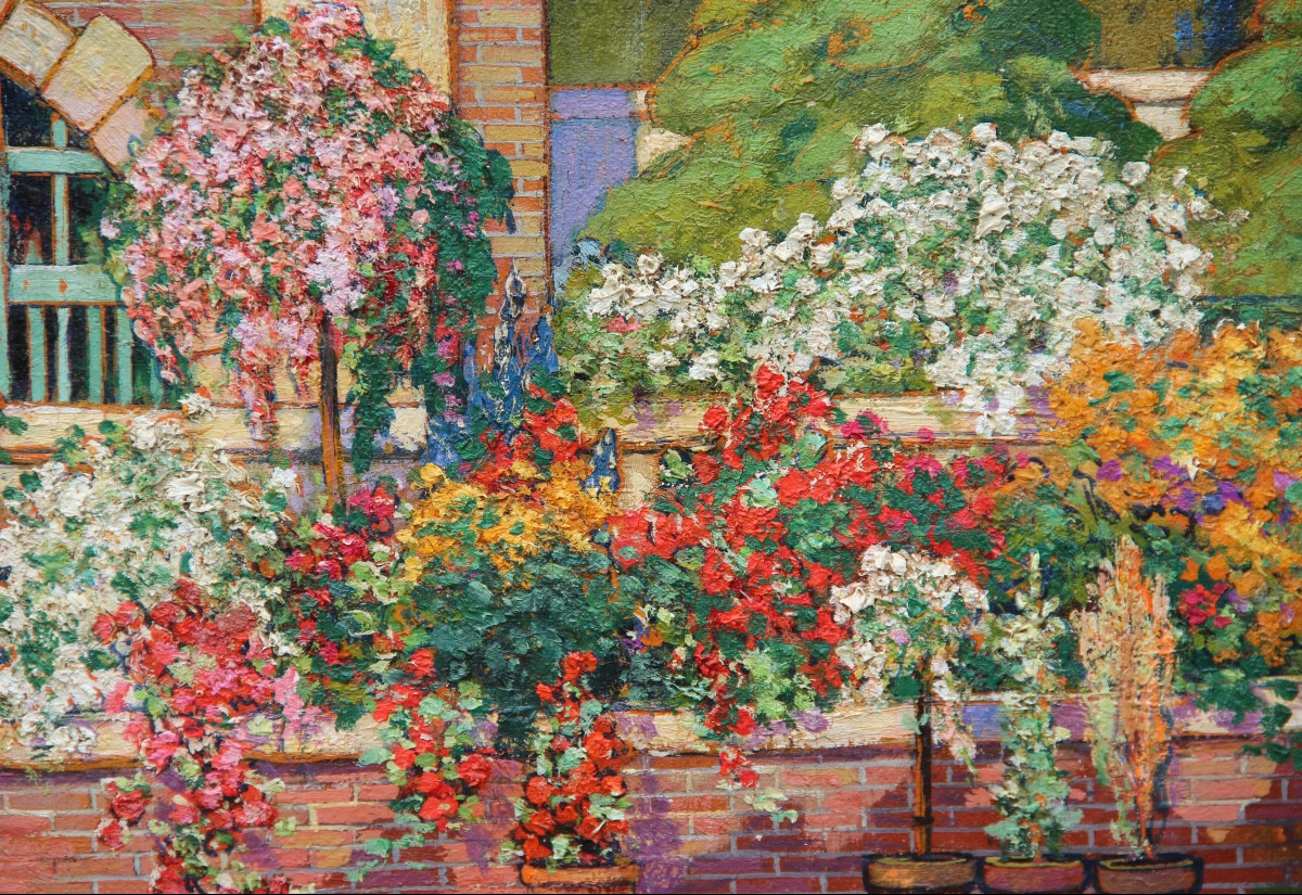The Flowery Corner By Pauline Delacroix (1863-1912)-photo-6