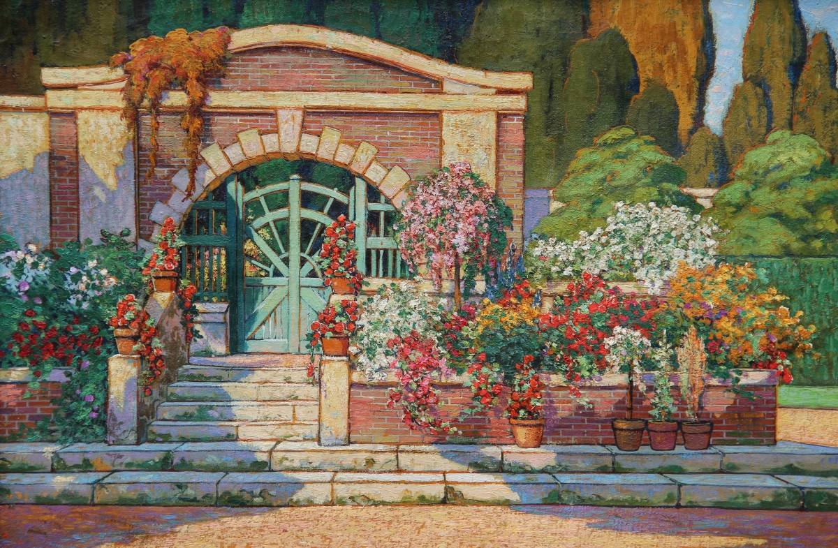 The Flowery Corner By Pauline Delacroix (1863-1912)