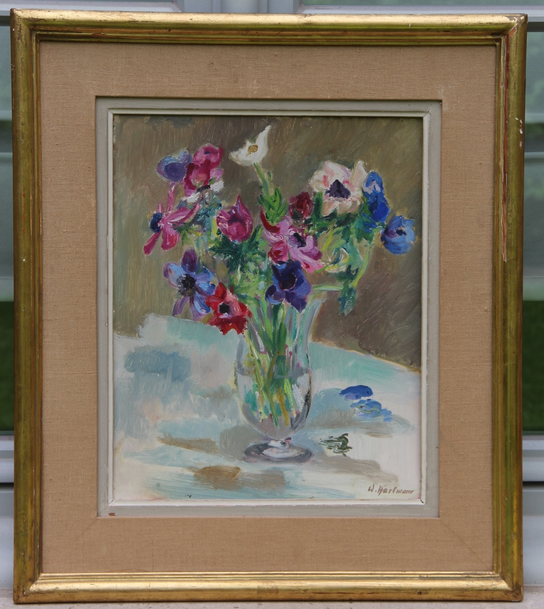 FLEURS par le Suisse Werner HARTMANN (1903-1981)-photo-3