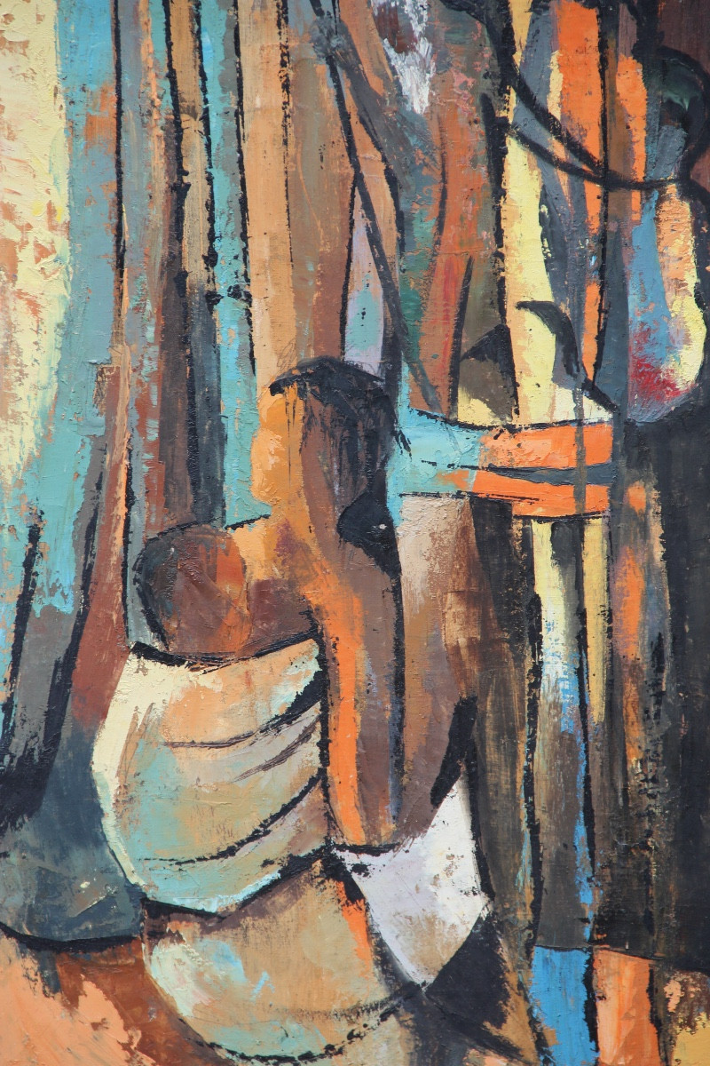 Congo Woman And Child By Mupassi Mezo (1945-1991)-photo-2