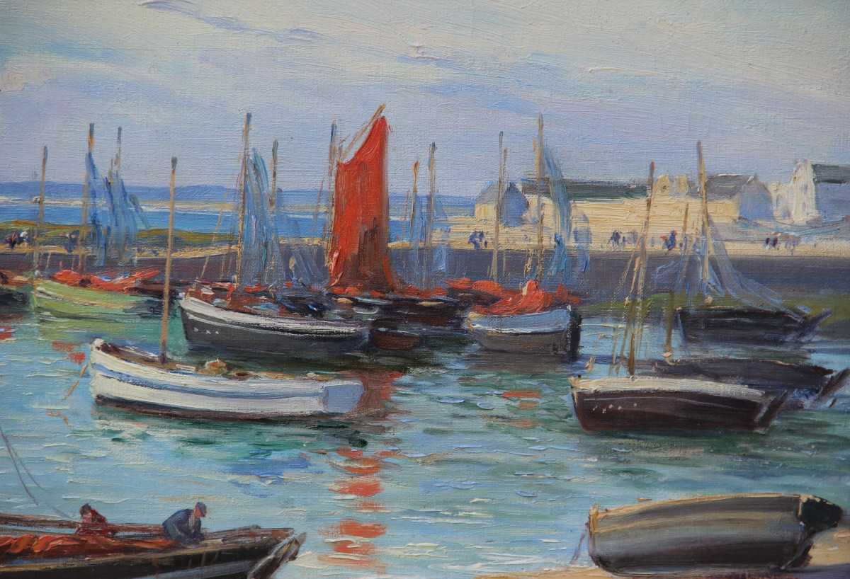 Brittany By Emile Gauffriaud (1877-1957)-photo-4