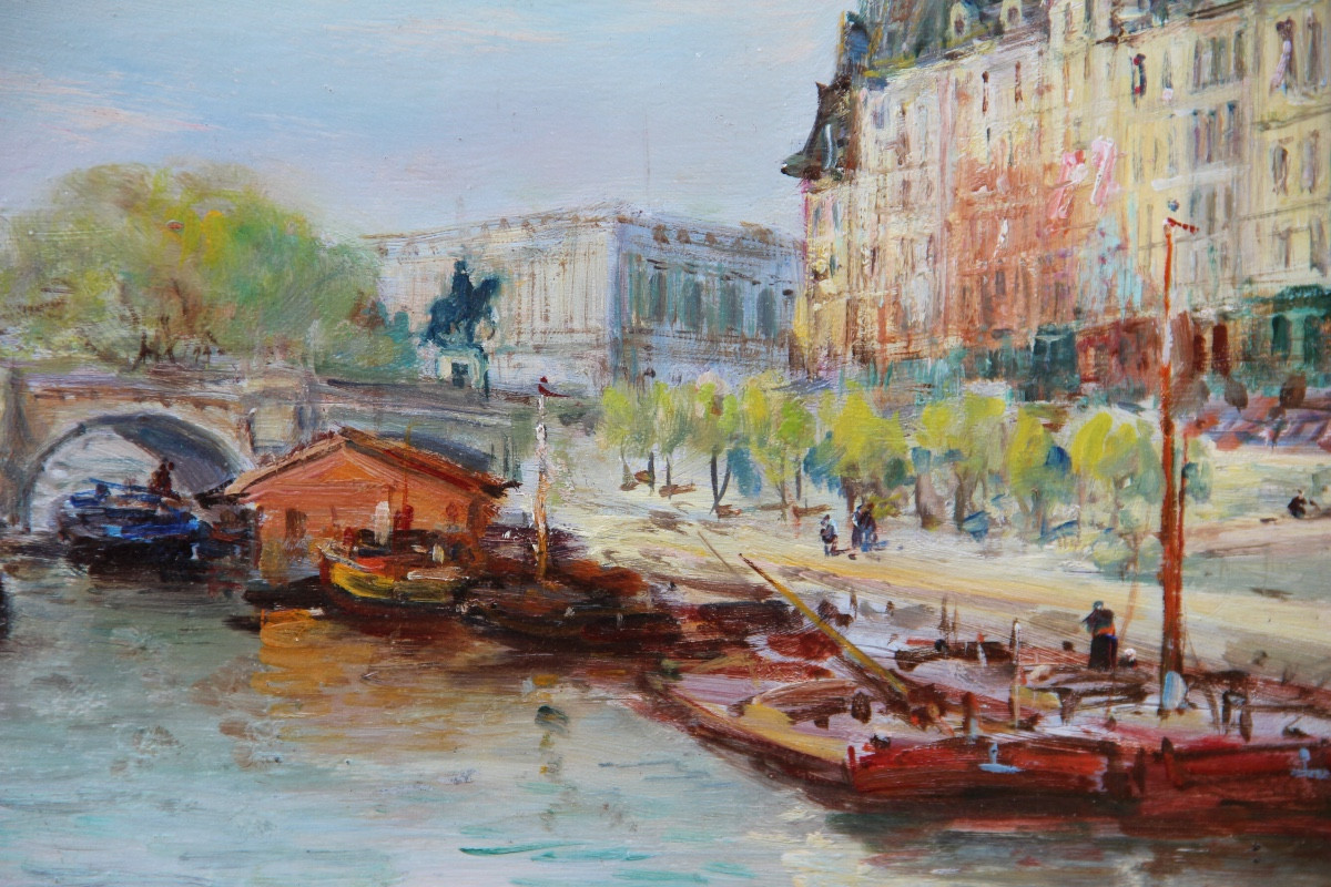 PARIS, le PONT-NEUF par Gustave MADELAIN (1867-1944)-photo-2