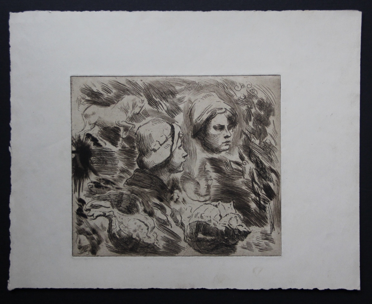 Various Sketches By Victor Prouve (1858-1943)-photo-2