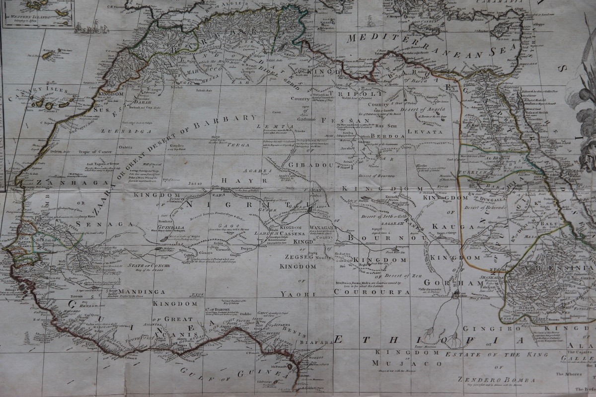 AFRICA 1772 par Jean-Baptiste d'ANVILLE (1697-1782)