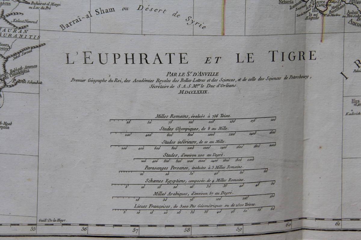 The Euphrates And The Tiger 1779 By Jean-baptiste d'Anville-photo-3