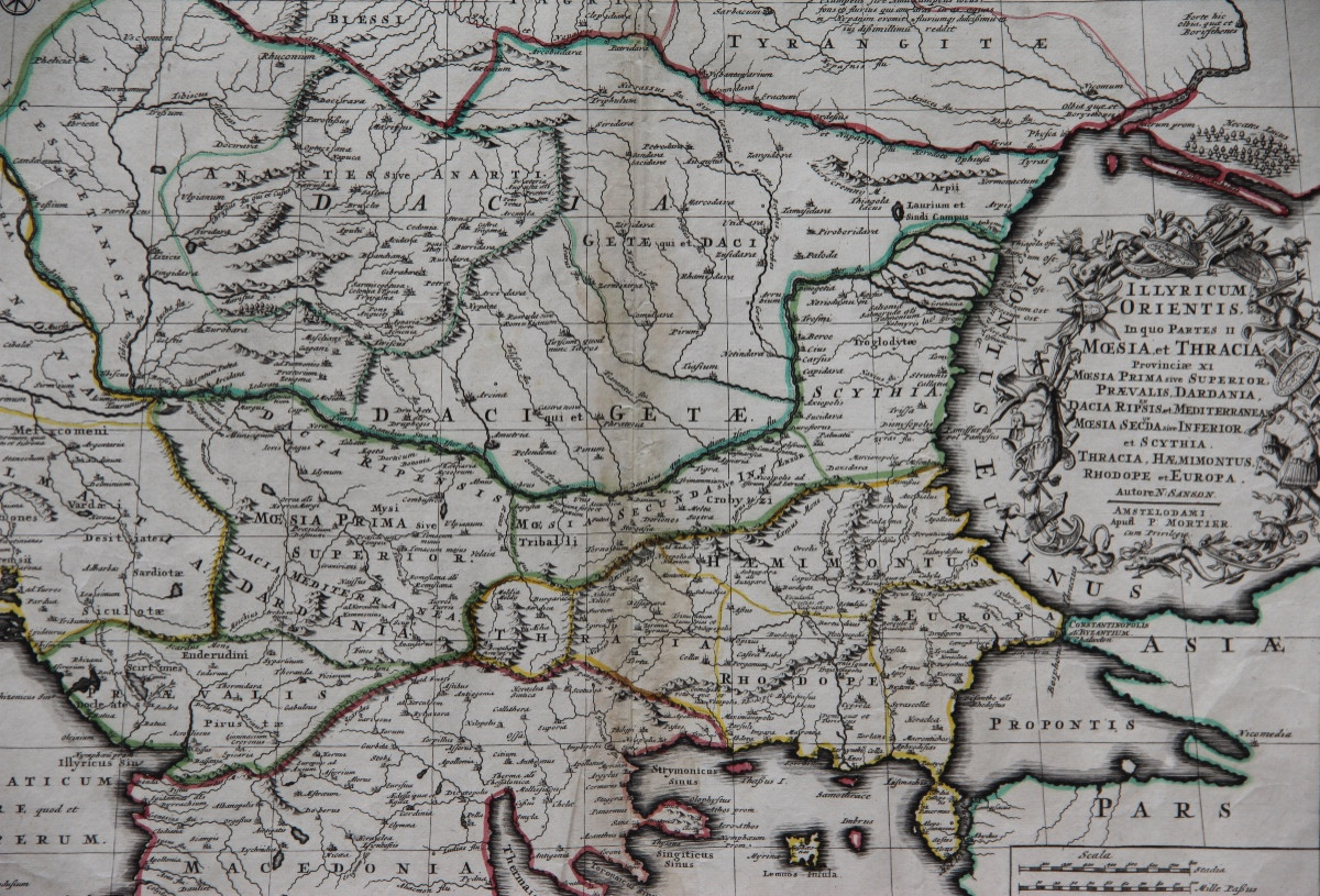 ILLYRIE DALMATIE par Nicolas SANSON (1600-1667)