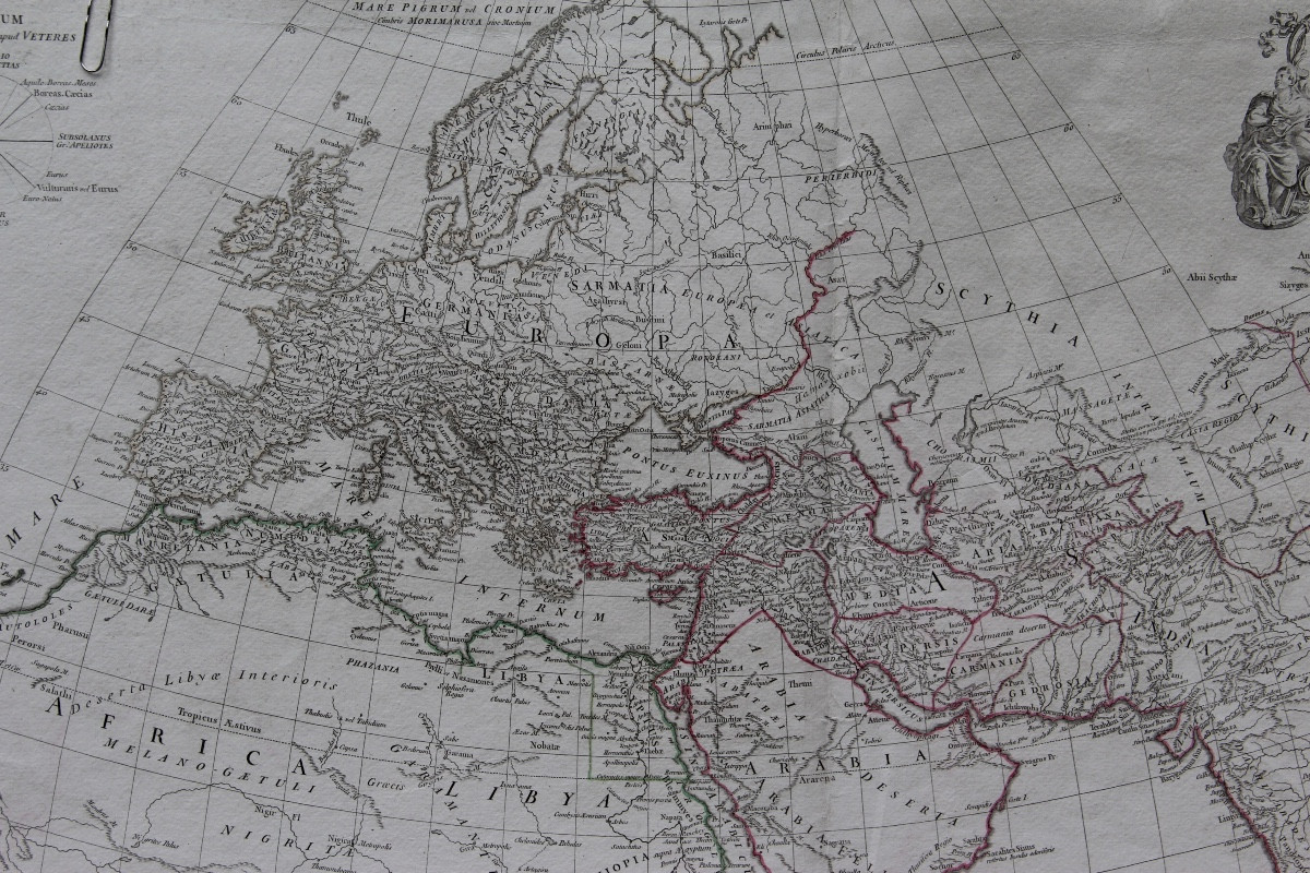 The World Known To The Ancients In 1763 By Jean-baptiste d'Anville-photo-1