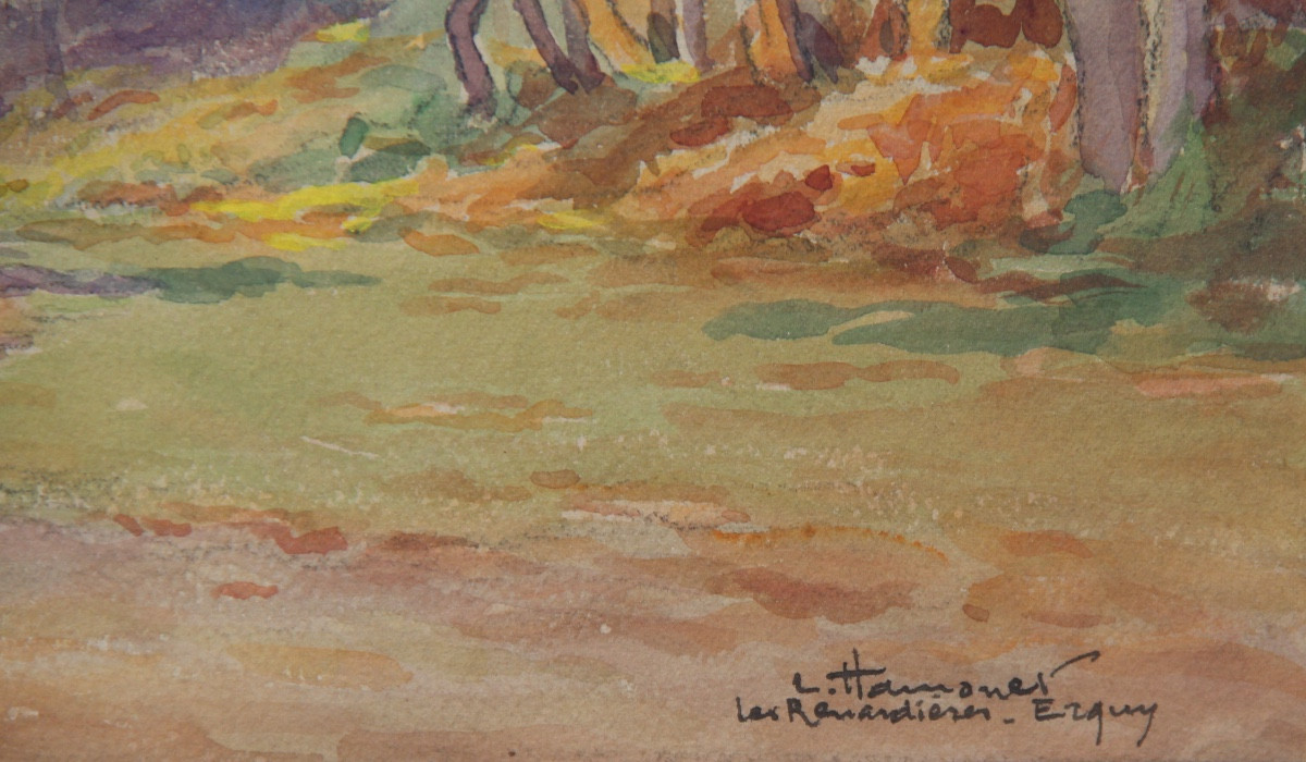 ERQUY BRETAGNE par Léon HAMONET (1877-1953)-photo-3
