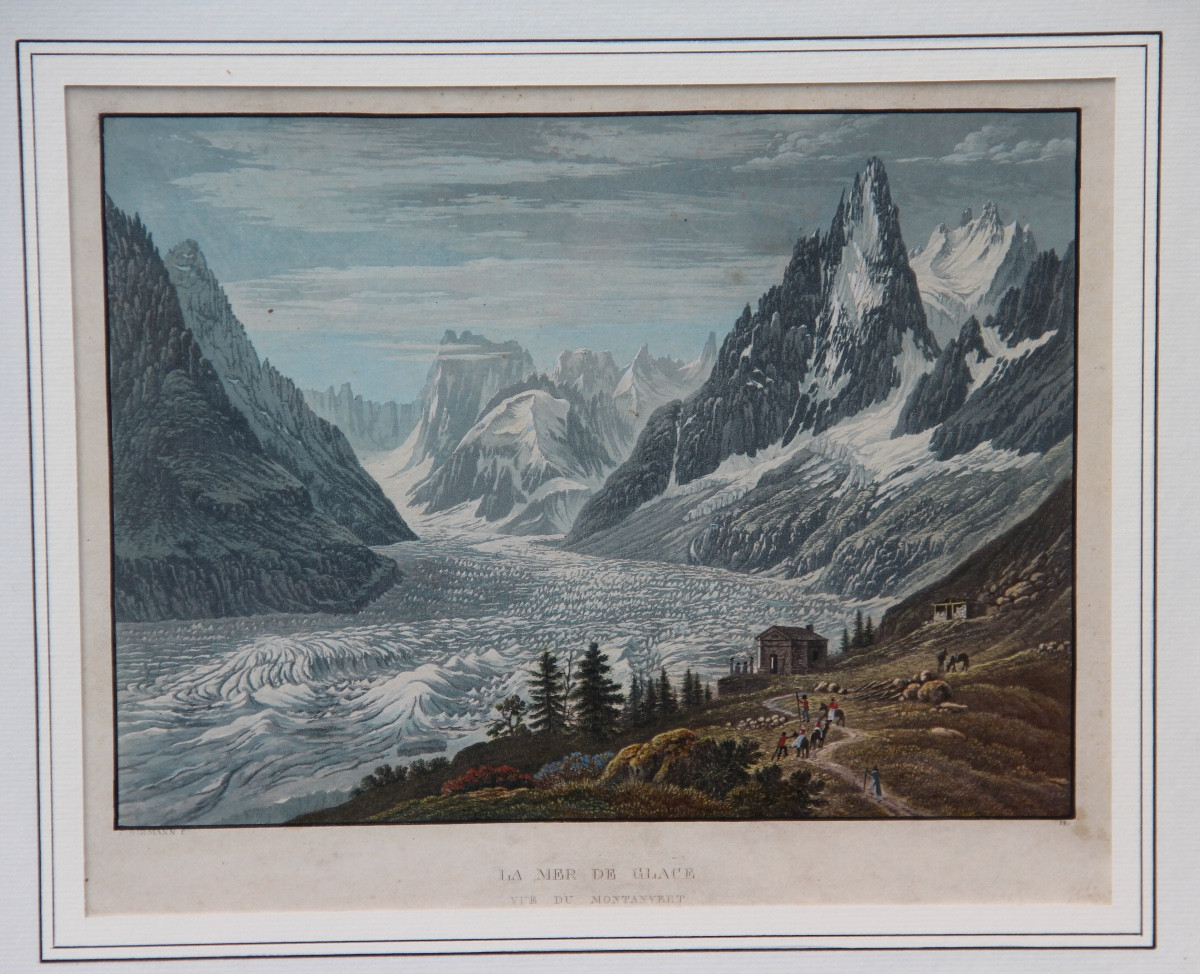 CHAMONIX MONT-BLANC par Samuel BIRMANN (1793-1847)-photo-3
