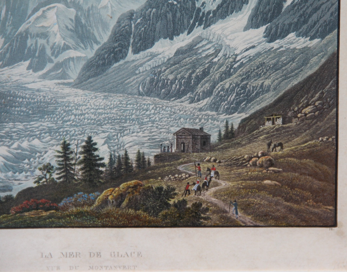 CHAMONIX MONT-BLANC par Samuel BIRMANN (1793-1847)-photo-2