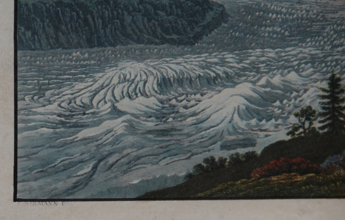 CHAMONIX MONT-BLANC par Samuel BIRMANN (1793-1847)-photo-4