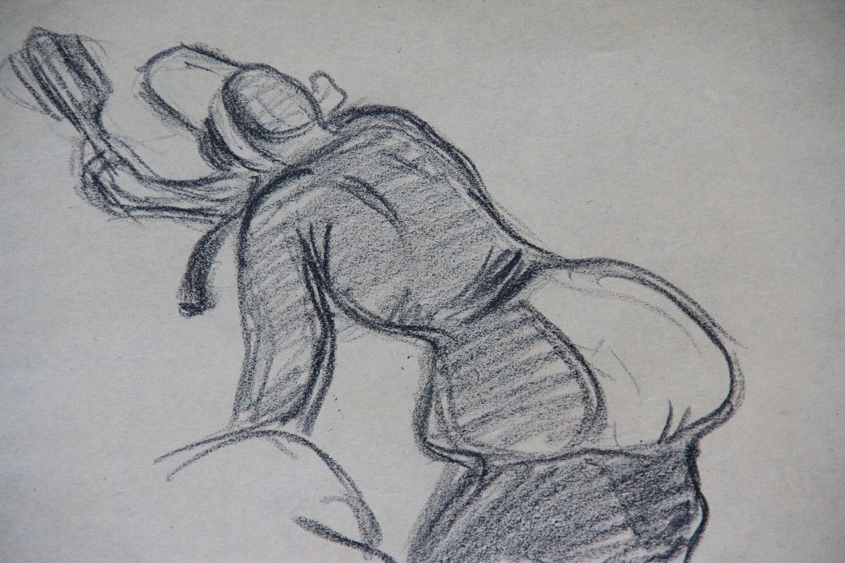 LAVANDIERE à LOCTUDY par Victor PROUVE (1858-1943)