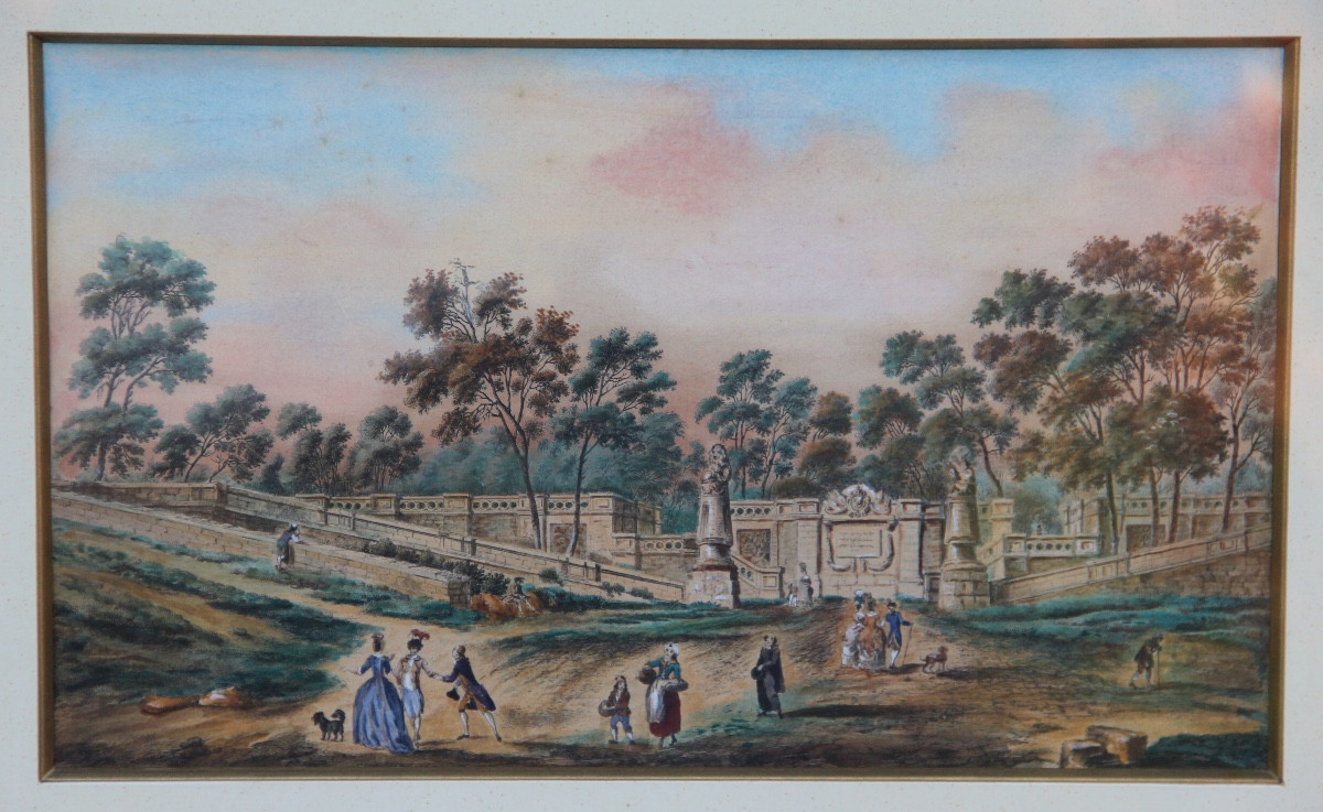 BEAUNE, la promenade des Lions vers 1785-photo-4