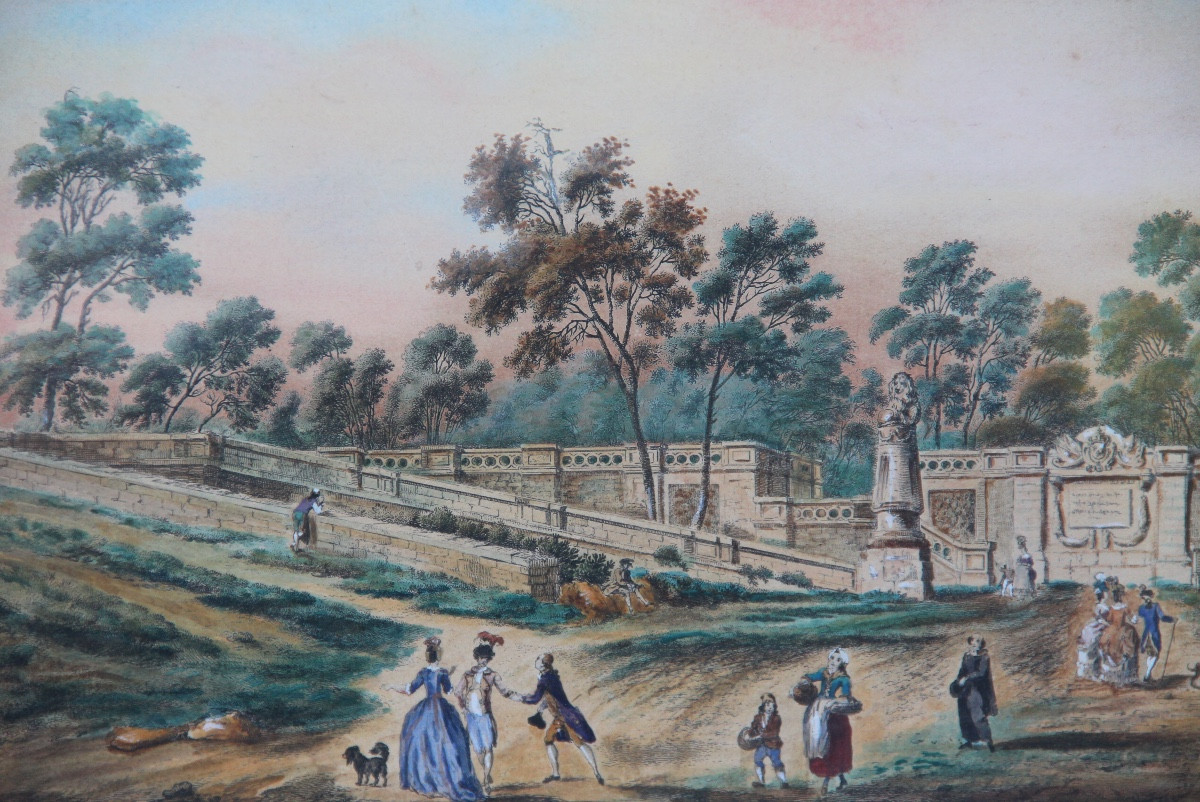 BEAUNE, la promenade des Lions vers 1785-photo-2
