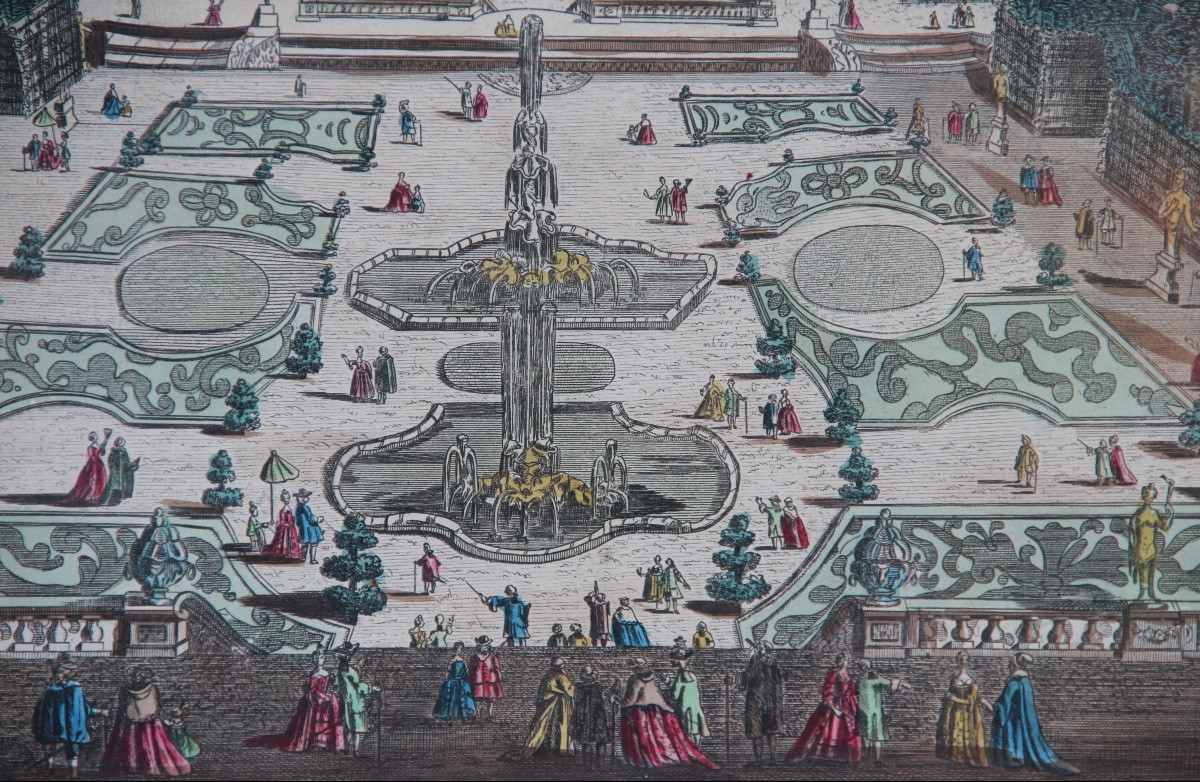 PARTERRES et FONTAINES au XVIIIème-photo-4