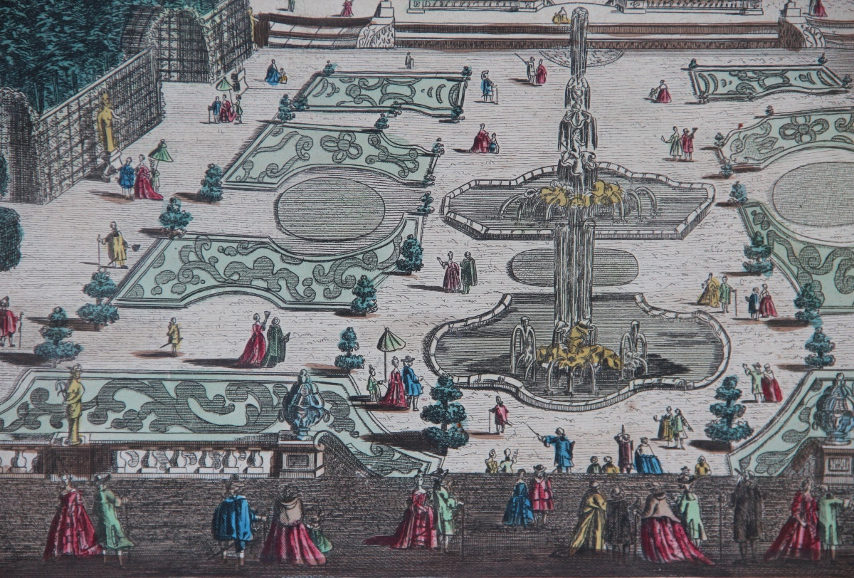 PARTERRES et FONTAINES au XVIIIème-photo-1