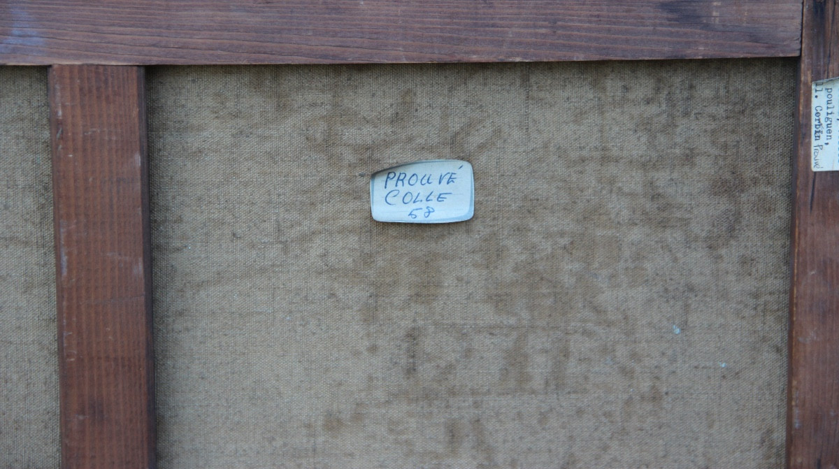 Sails At Le Pouliguen By Auguste-michel Colle (1872-1949)-photo-5