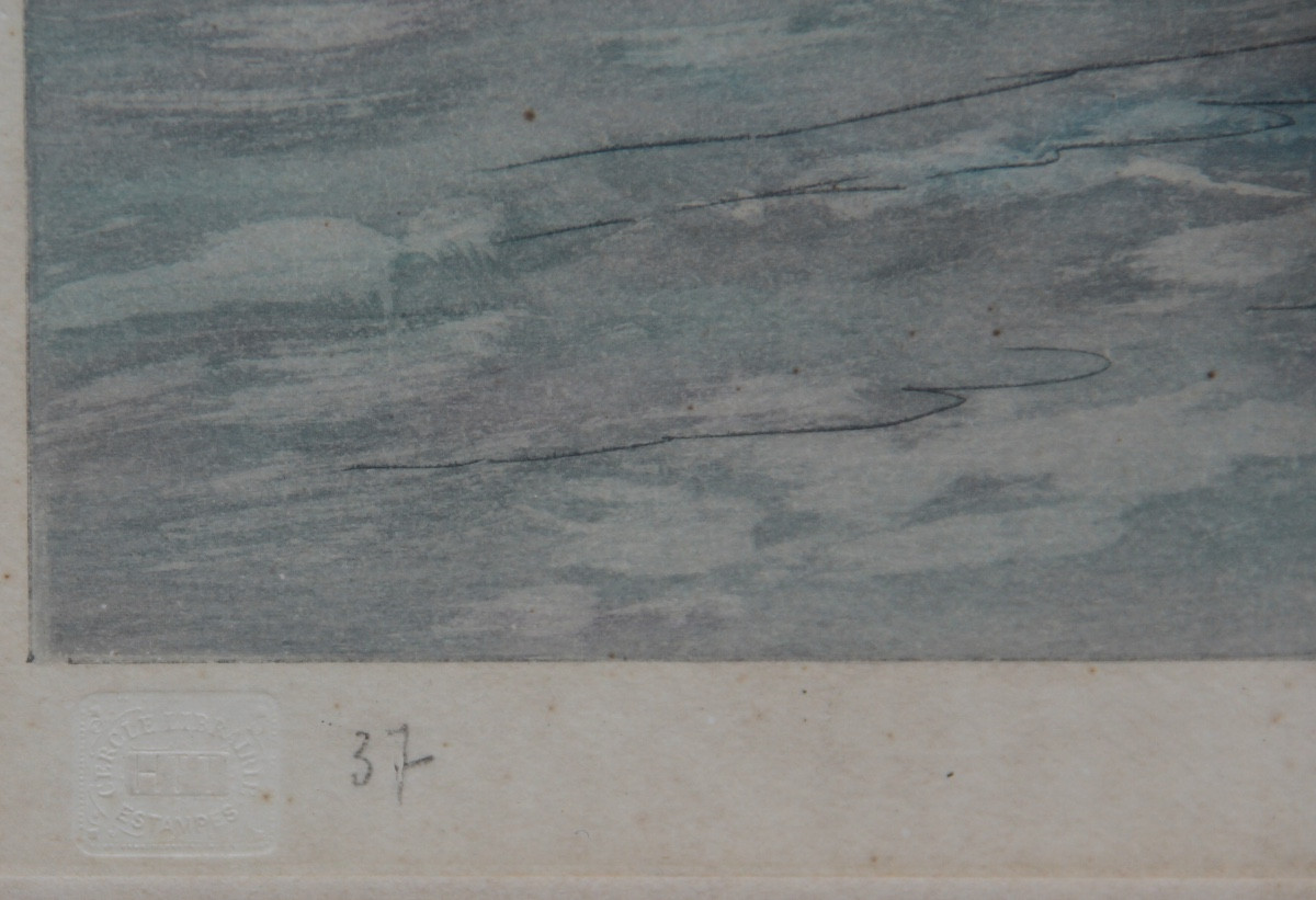 Sailing Boats At Sunset By Arsène Chabanian (1864-1949)-photo-4