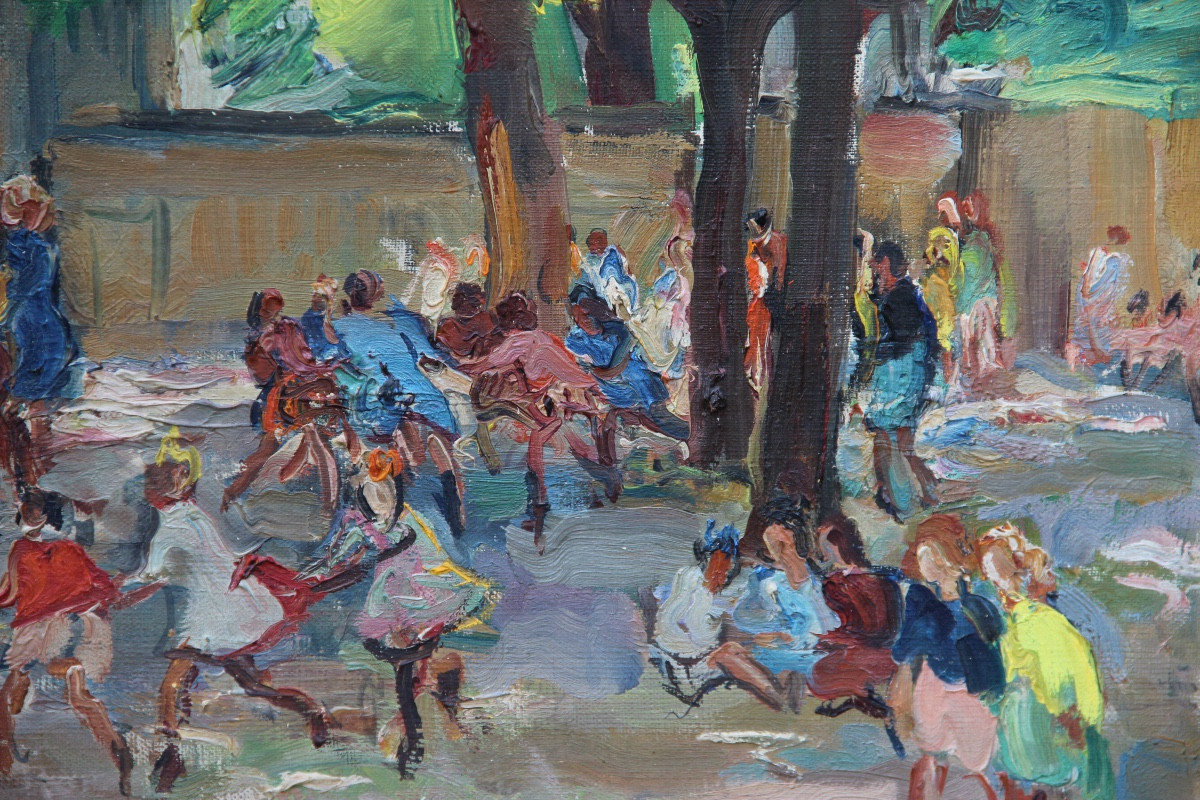 La RECREATION par Adrienne JOUCLARD (1882-1972)-photo-2