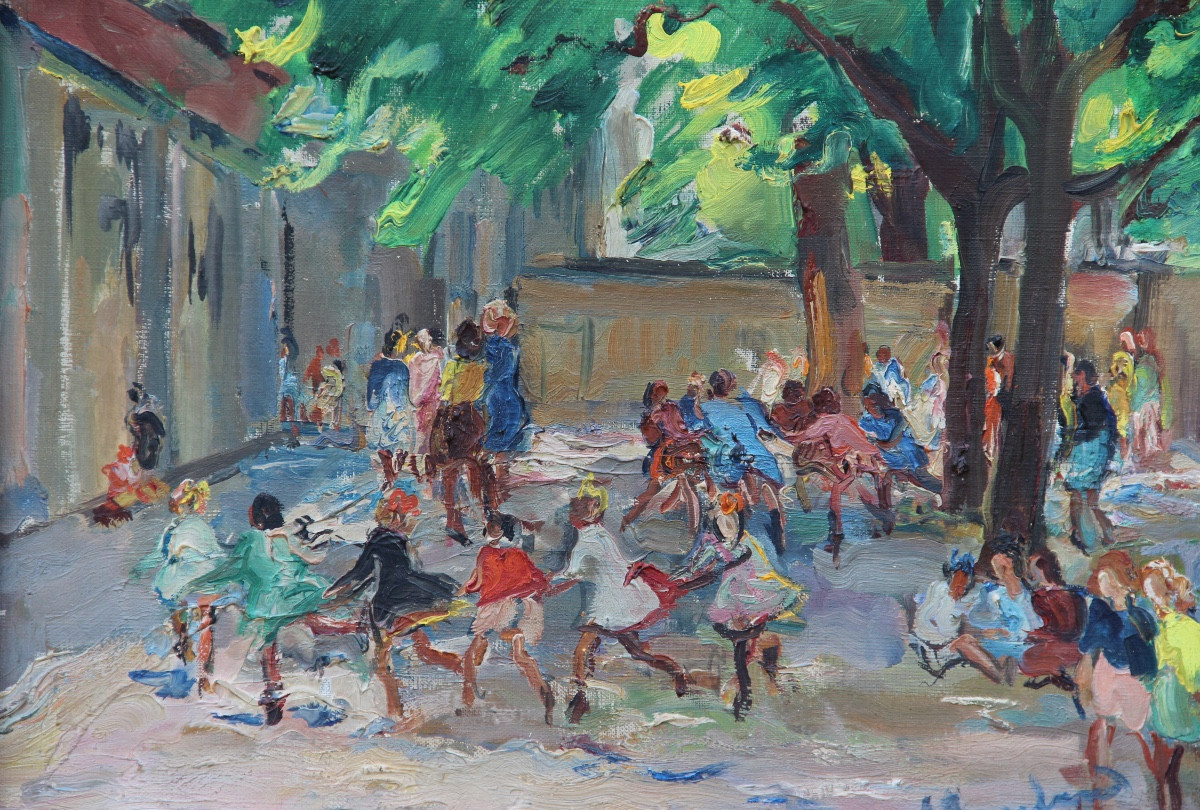 La RECREATION par Adrienne JOUCLARD (1882-1972)